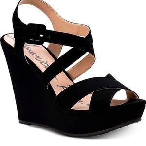 American Rag Black Wedges